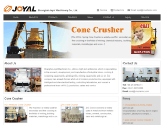 joyalconecrusher.com screenshot