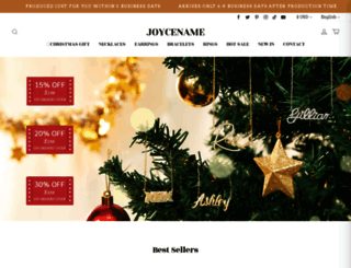 joycenamenecklace.com screenshot
