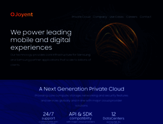 joyent.com screenshot