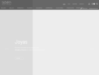 joyeriasenra.com screenshot