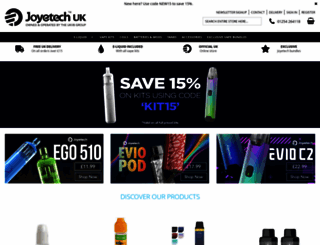 joyetech.co.uk screenshot