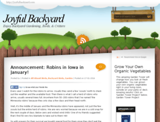 joyfulbackyard.com screenshot
