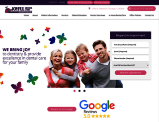 joyfuldentalcare.com screenshot