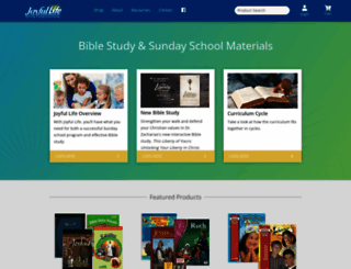 joyfullifesundayschool.com screenshot