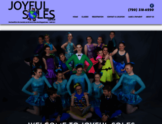 joyfulsolesdance.com screenshot