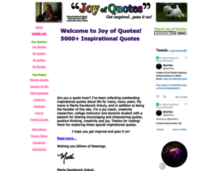 joyofquotes.com screenshot