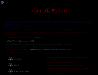 joyofsatan.org screenshot