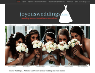 joyousweddings.com screenshot