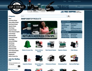 jpcooke.com screenshot