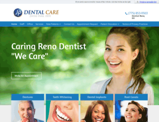 jpdentalcare.com screenshot
