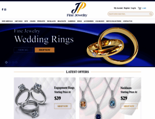 jpfinejewelry.com screenshot