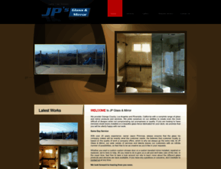jpglassandmirror.com screenshot