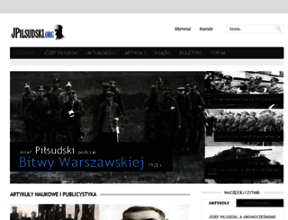 jpilsudski.org screenshot