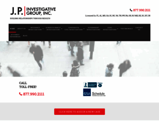 jpinvestigations.com screenshot