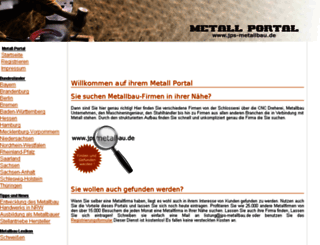 jps-metallbau.de screenshot