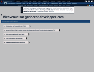 jpvincent.developpez.com screenshot