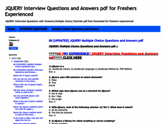 jquery-interview-questions.blogspot.com screenshot