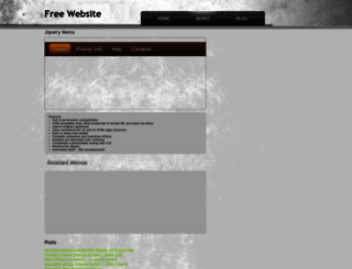 jquery-menu.com screenshot