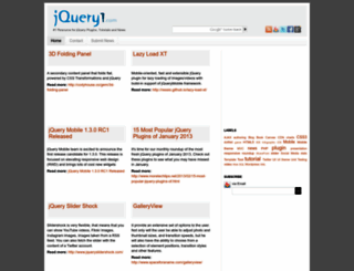 jquery1.com screenshot