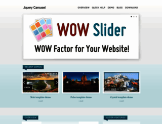 jquerycarousel.com screenshot