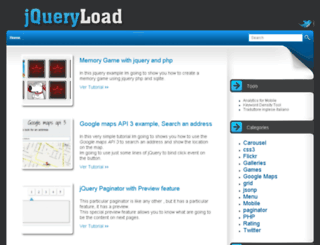 jqueryload.com screenshot