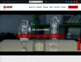jr-lighting.com screenshot