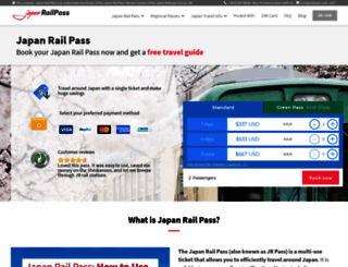 jrailpass.com screenshot