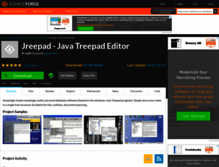 jreepad.sourceforge.net screenshot