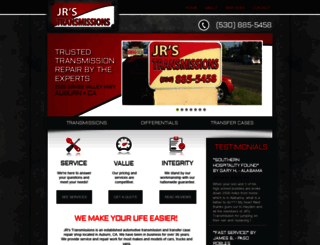 jrstransmissions.com screenshot