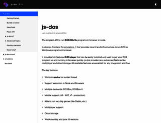 js-dos.com screenshot