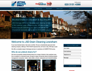 jsd-drain-cleaning-lewisham.co.uk screenshot
