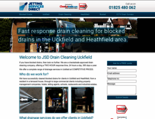 jsd-drain-cleaning-uckfield.co.uk screenshot