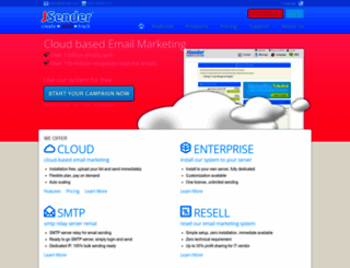 jsender.com screenshot