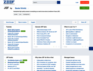 jsf.zeef.com screenshot