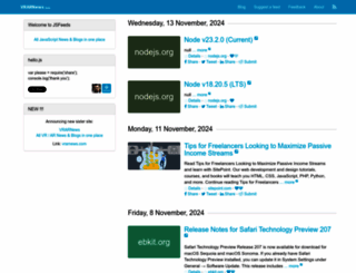 jsfeeds.com screenshot