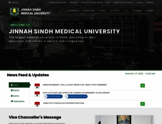 jsmu.edu.pk screenshot