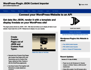 json-content-importer.com screenshot