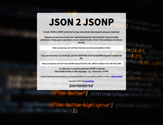 json2jsonp.com screenshot