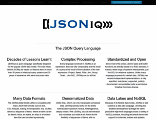 jsoniq.org screenshot
