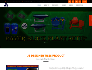 jspaverblockmachinery.com screenshot