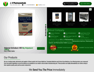 jspharmaceutical.net screenshot