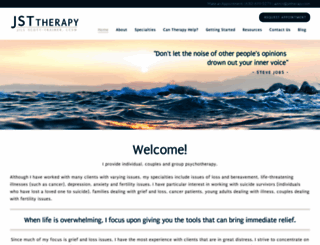 jsttherapy.com screenshot