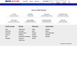 jtd.sagepub.com screenshot
