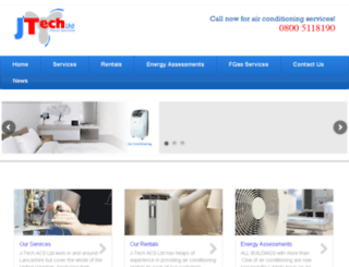 jtechaircon.com screenshot
