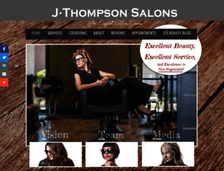 jthompsonsalons.com screenshot