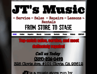 jtsmusicstore.net screenshot