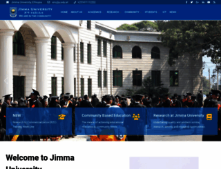 ju.edu.et screenshot