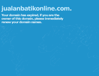 jualanbatikonline.com screenshot