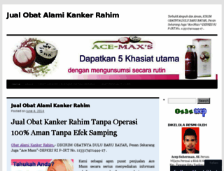 jualobatalamikankerrahim.wordpress.com screenshot