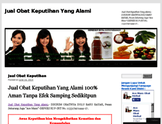 jualobatkeputihanyangalami.wordpress.com screenshot